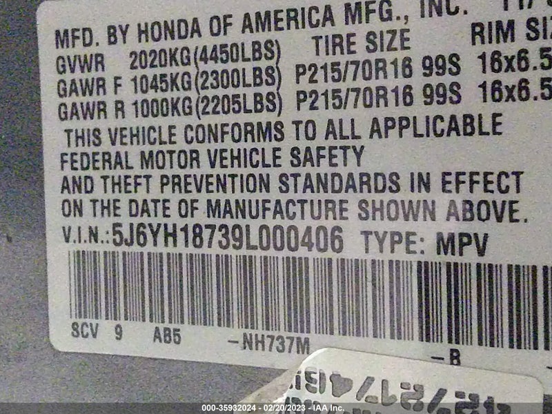 Honda Element 2009г.