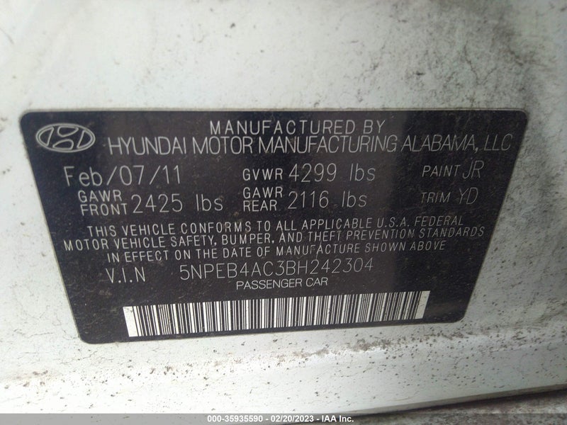 Hyundai Sonata 2011г.