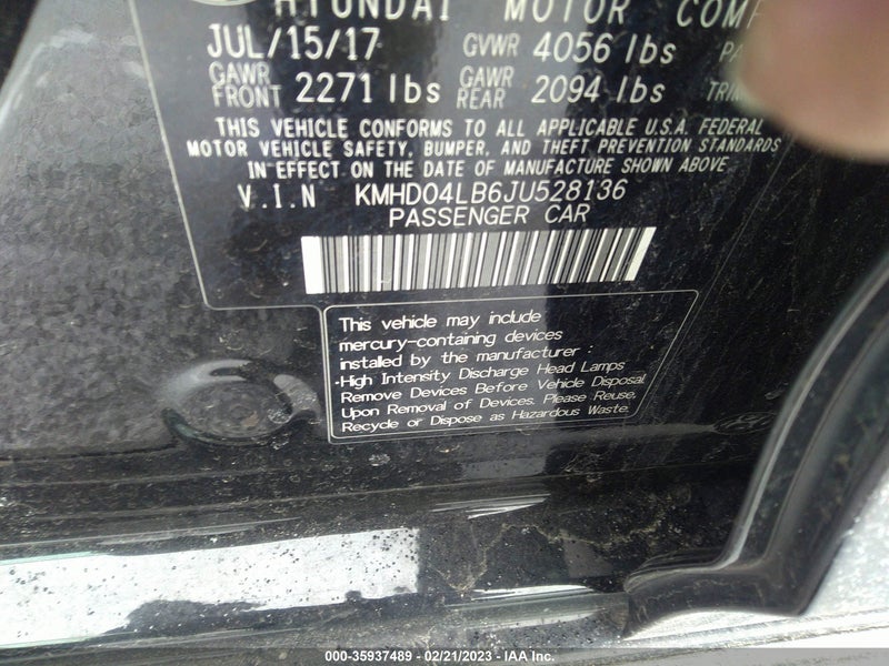 Hyundai Elantra 2018г.