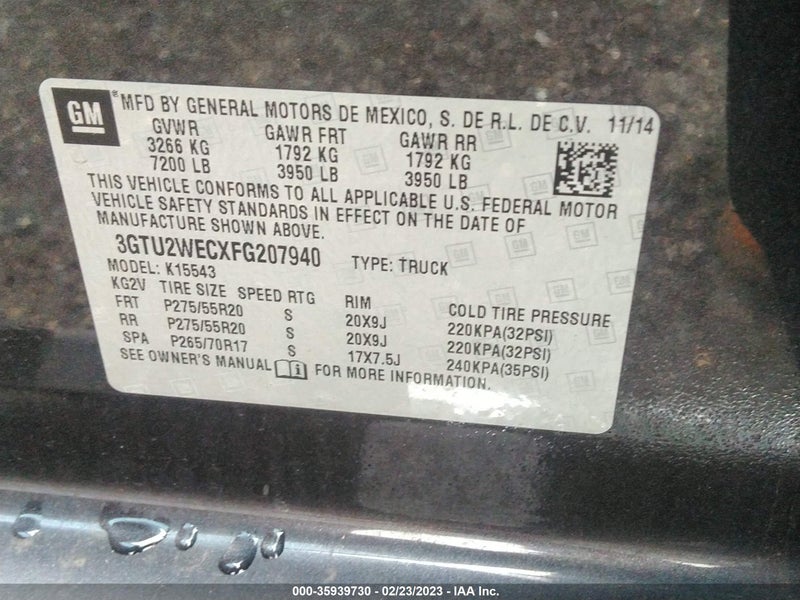 GMC Sierra 1500 2015г.