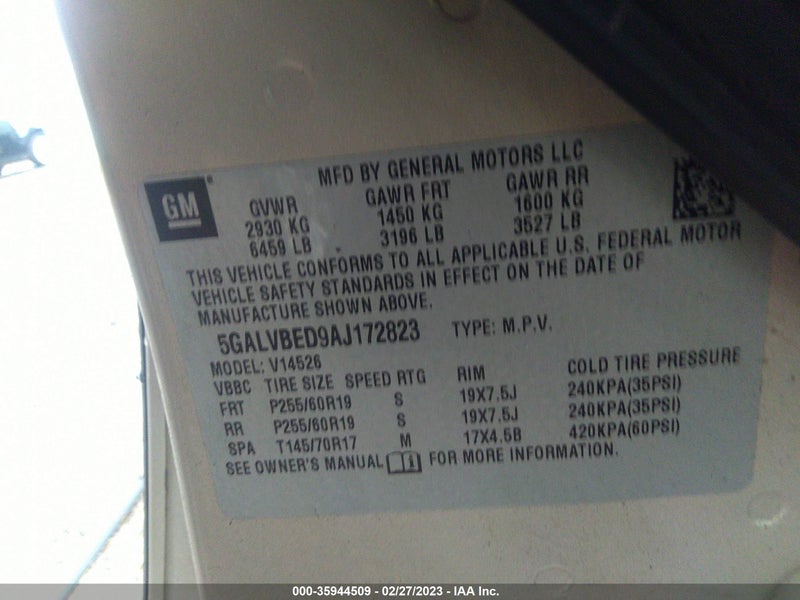 Buick Enclave 2010г.