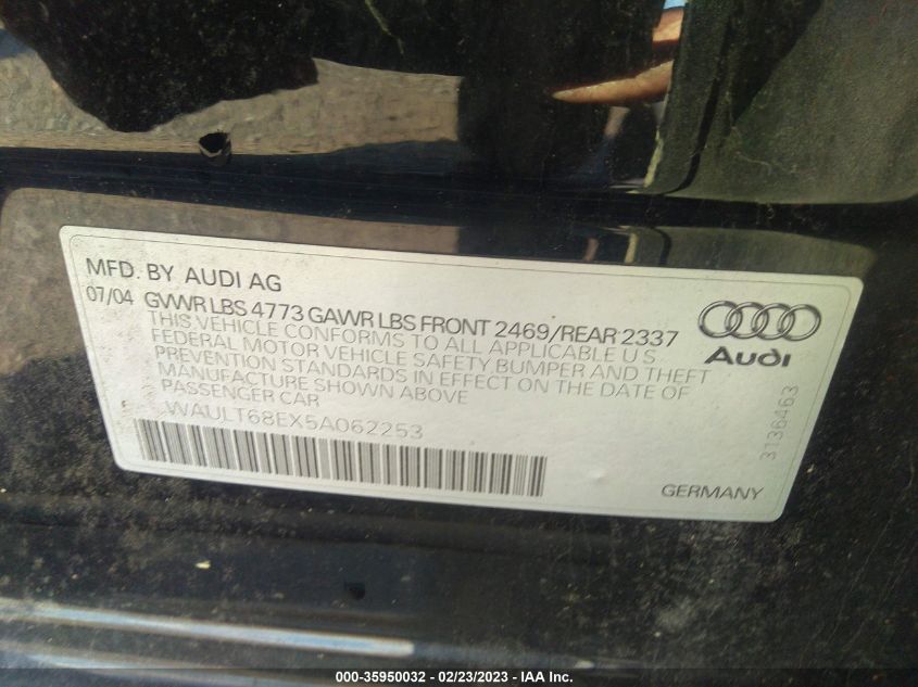 Audi A4 2005г.