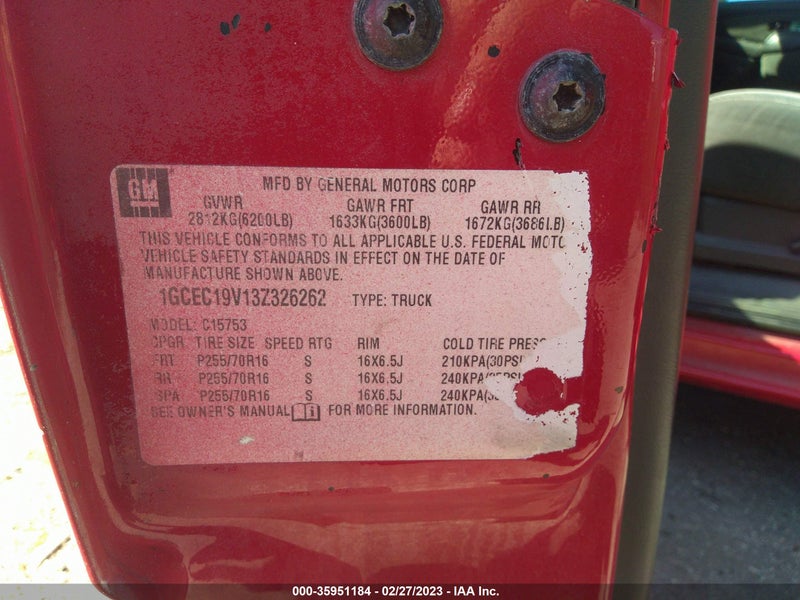 Chevrolet Silverado 1500 2003г.