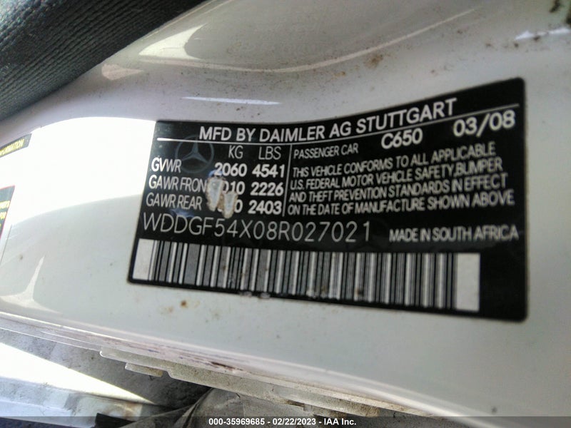 Mercedes-Benz C-Class 2008г.