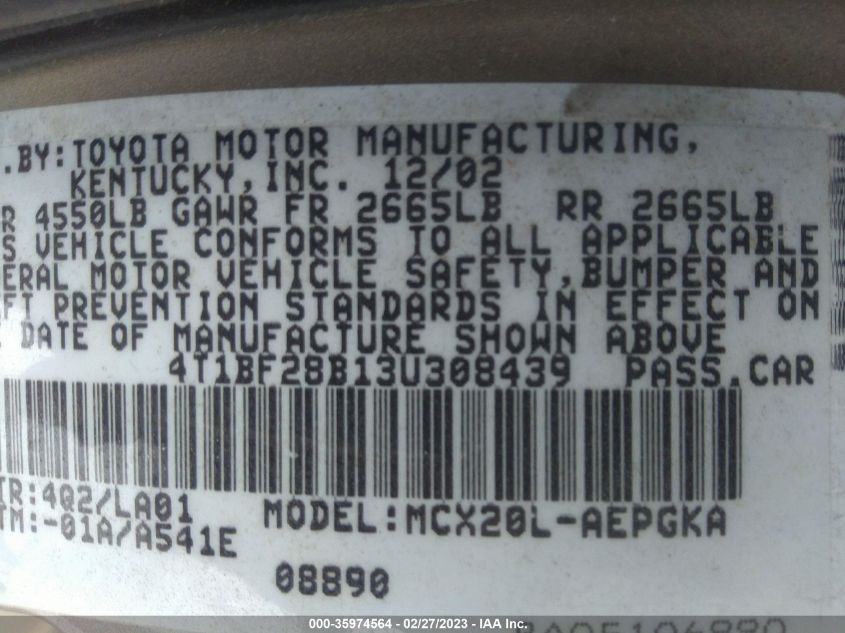 Toyota Avalon 2003г.