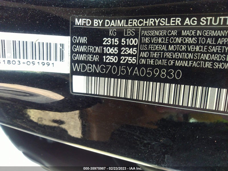 Mercedes-Benz S-Class 2000г.