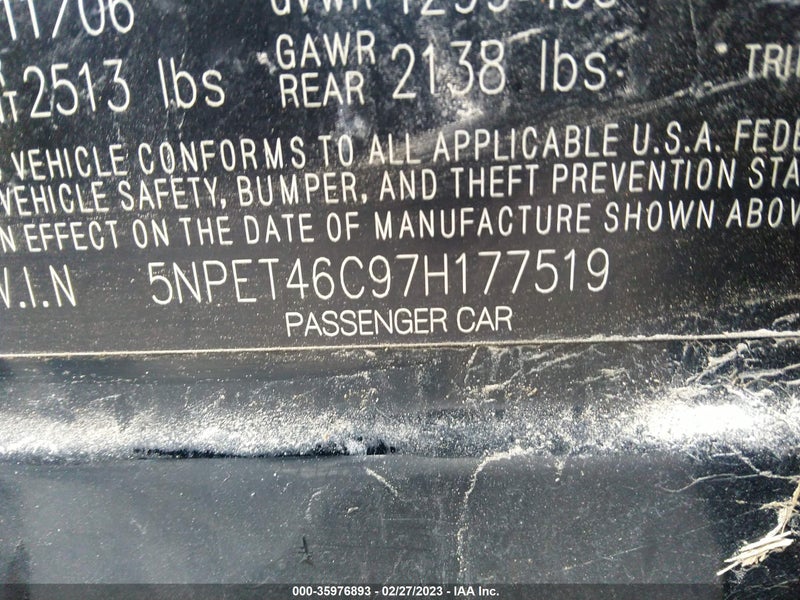 Hyundai Sonata 2007г.