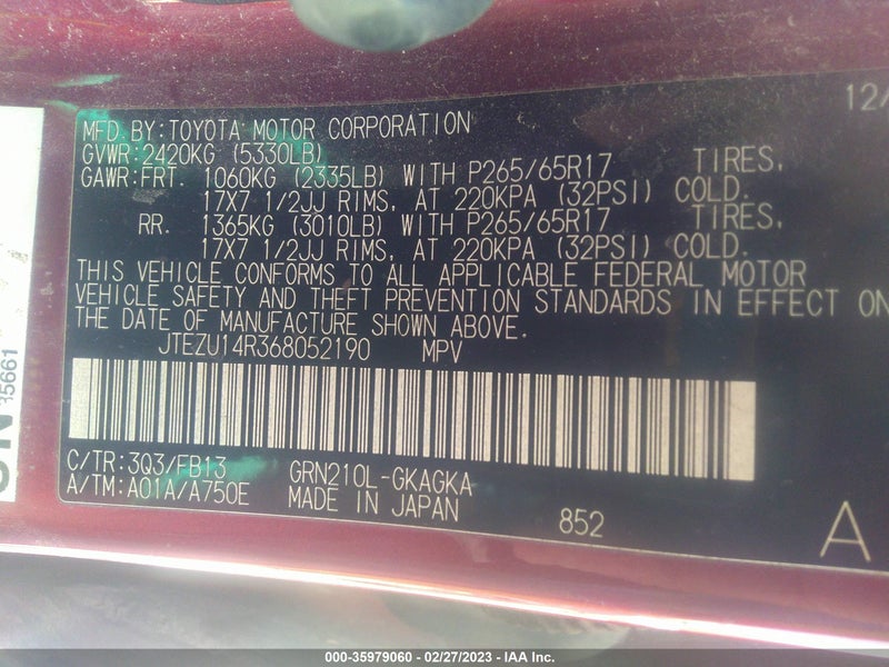 Toyota 4Runner 2006г.