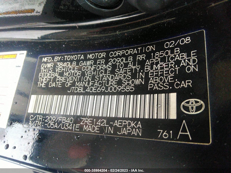 Toyota Corolla 2009г.