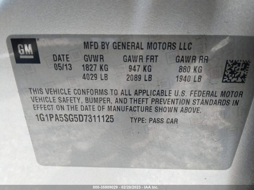 Chevrolet Cruze 2013г.