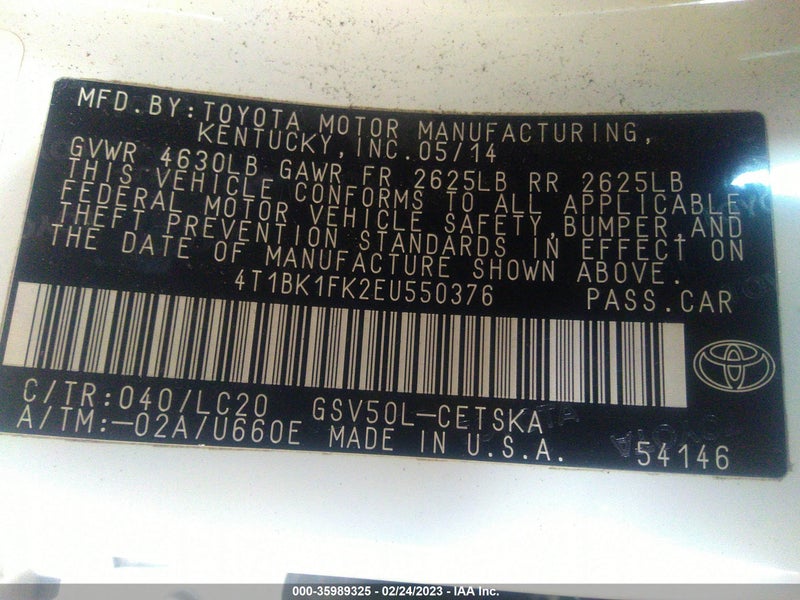 Toyota Camry 2014г.