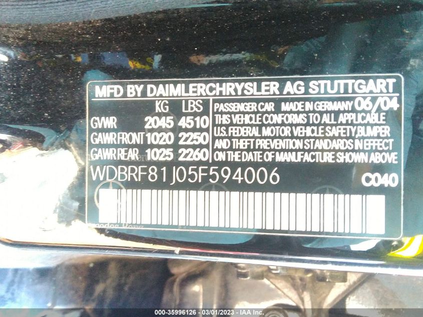 Mercedes-Benz C-Class 2005г.