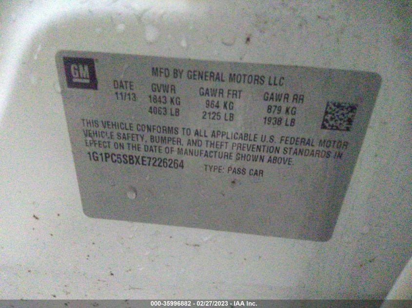 Chevrolet Cruze 2014г.