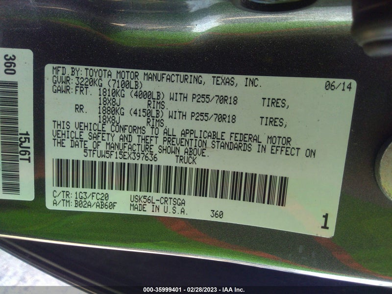 Toyota Tundra 2014г.