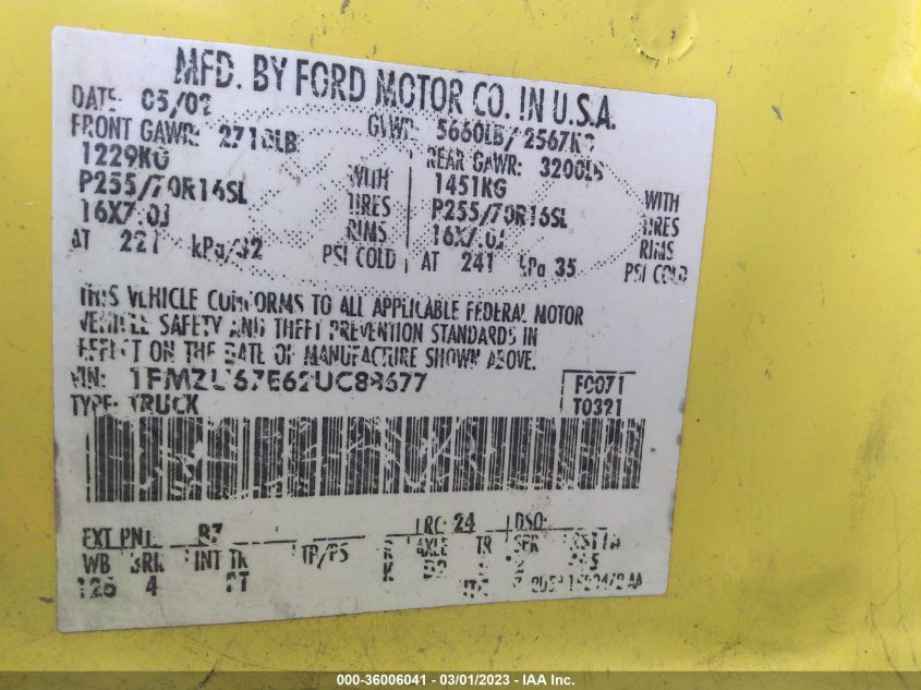 Ford Explorer Sport Trac 2002г.