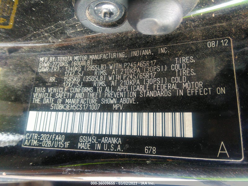 Toyota Highlander 2012г.