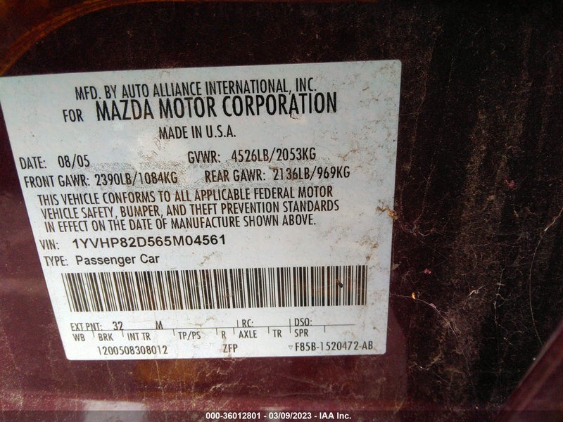 Mazda 6 Sport Wagon 2006г.