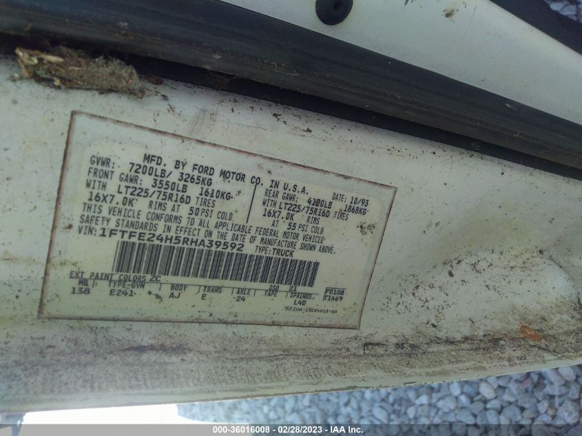 Ford Econoline 1994г.