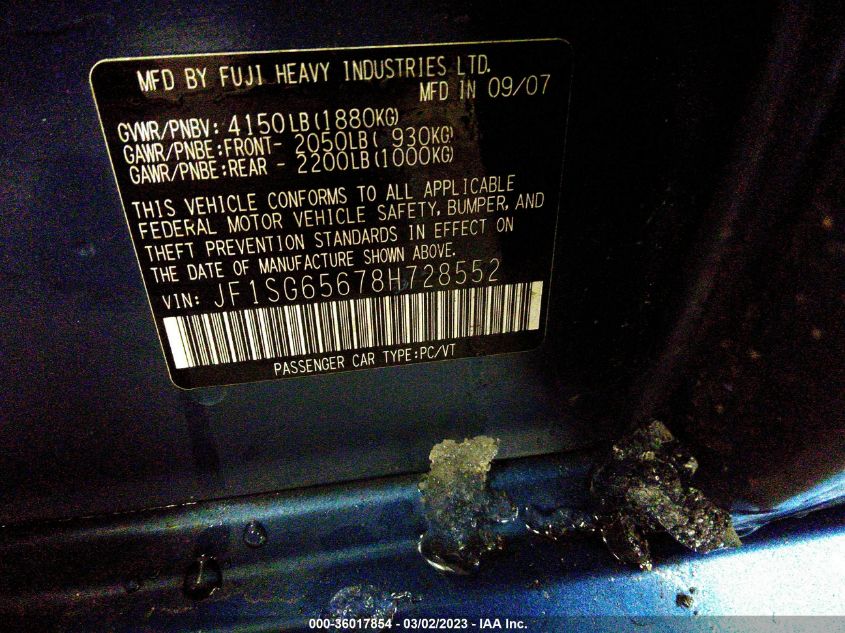 Subaru Forester 2008г.