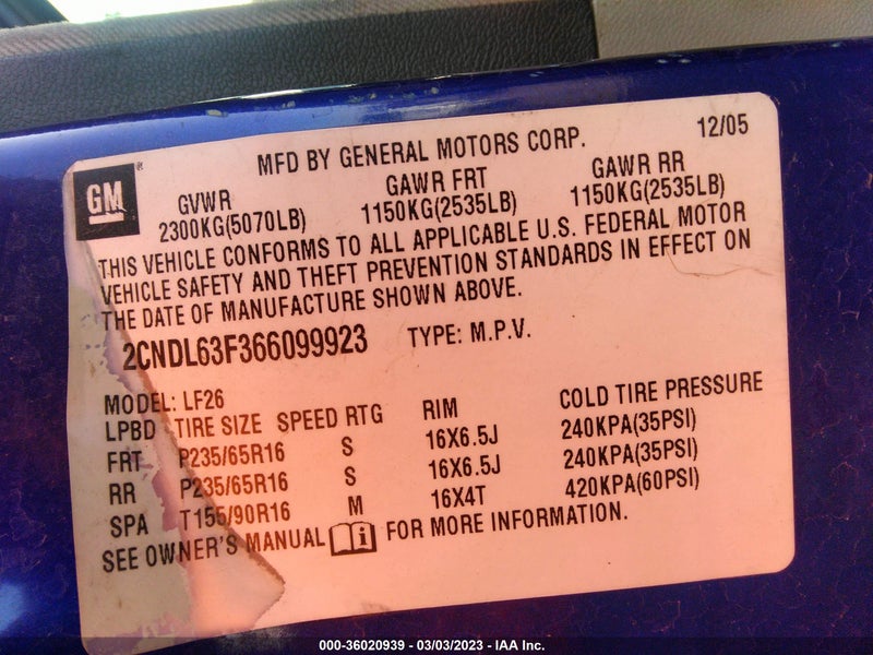 Chevrolet Equinox 2006г.