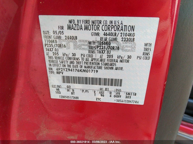 Mazda Tribute 2006г.