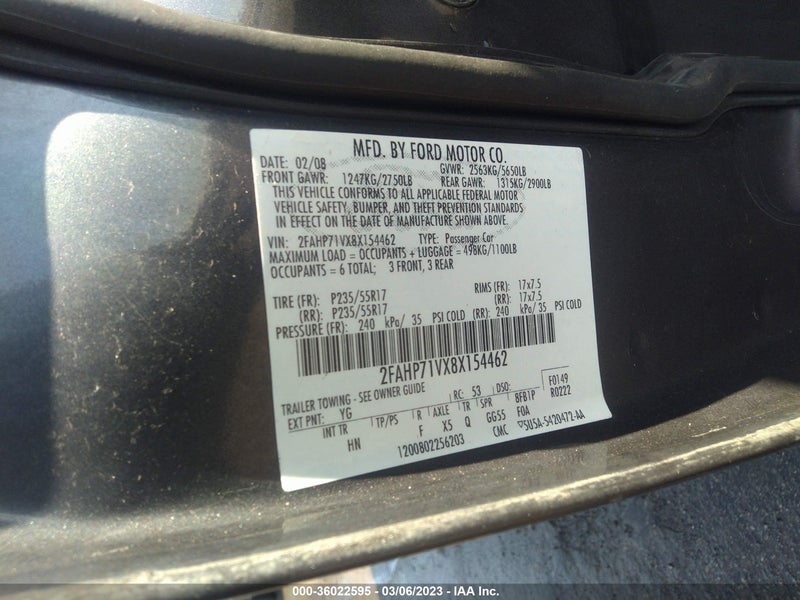 Ford Crown Victoria 2008г.