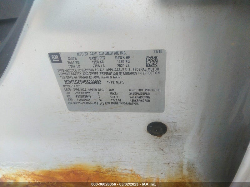 Chevrolet Equinox 2011г.