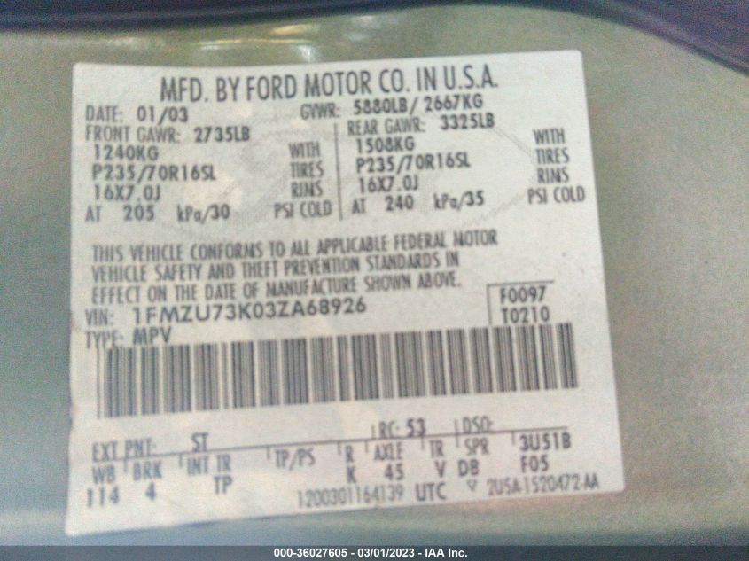 Ford Explorer 2003г.