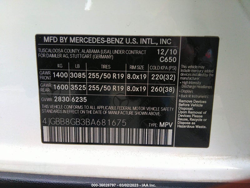 Mercedes-Benz M-Class 2011г.