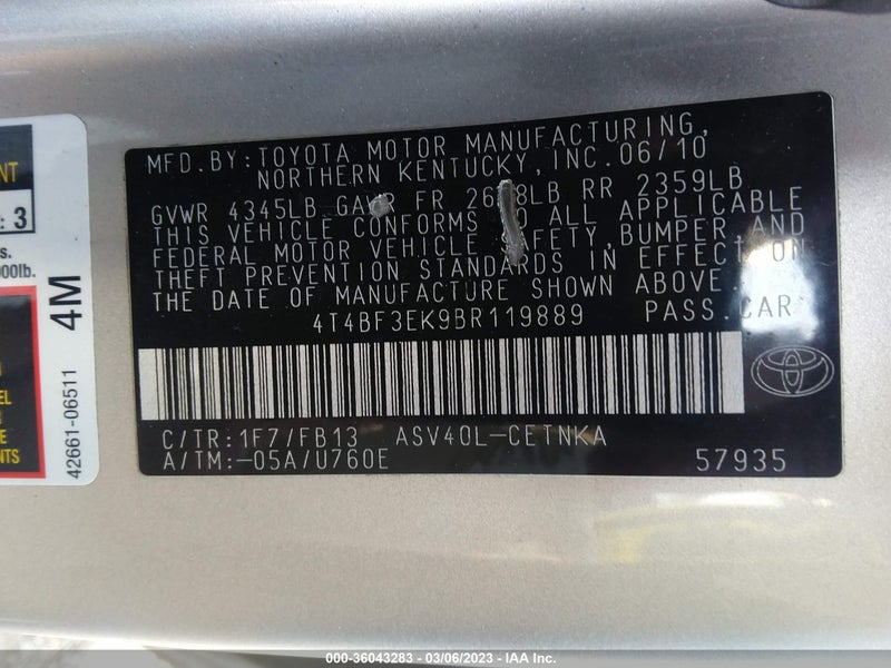 Toyota Camry 2011г.