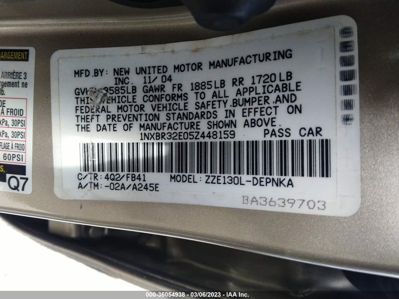 Toyota Corolla 2005г.