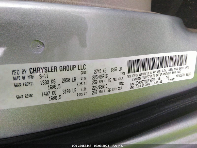 Dodge Grand Caravan 2012г.