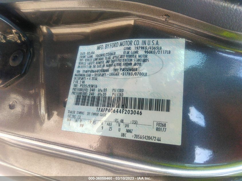 Ford Mustang 2004г.