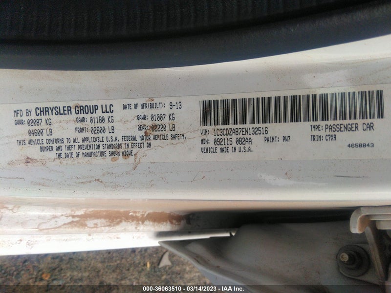 Dodge Avenger 2014г.