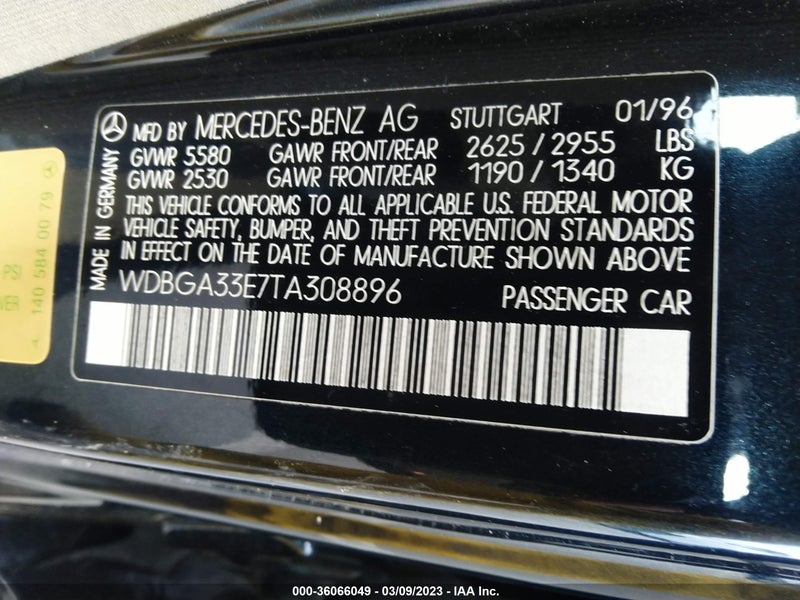 Mercedes-Benz S-Class 1996г.