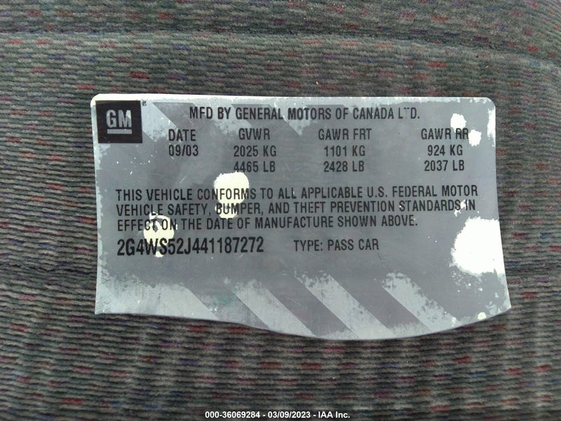 Buick Century 2004г.