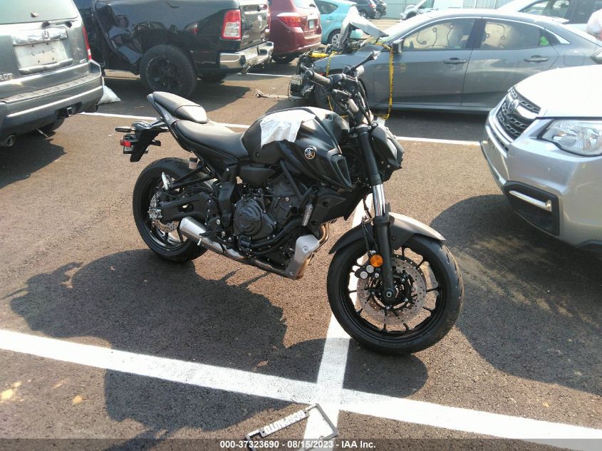 JYARM27E0KA003062 2019 Yamaha MT07 at NC Mebane, Copart lot 69482303