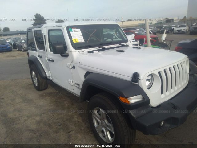 Salvage, Wrecked Vehicles Auctions Online | 2021 JEEP WRANGLER For Sale |  Lot# I29068611