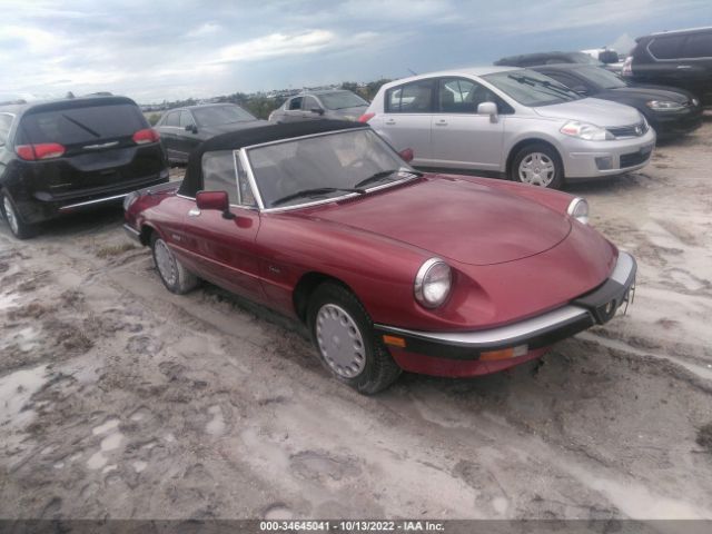 Global Auto Auctions: 1988 ALFA ROMEO SPIDER