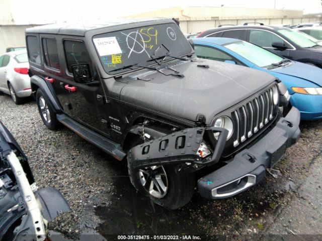 Salvage, Wrecked Vehicles Auctions Online | 2018 JEEP WRANGLER UNLIMITED  For Sale | Lot# I35129475