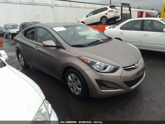 Global Auto Auctions: 2016 HYUNDAI ELANTRA