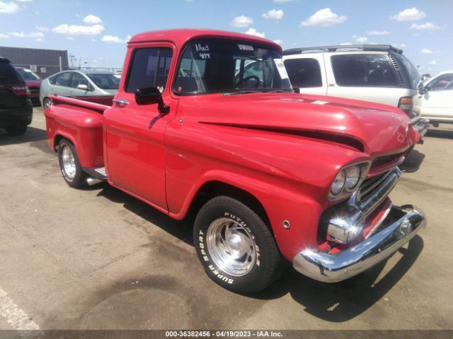 Global Auto Auctions: 1958 CHEVROLET 3100 APACHE
