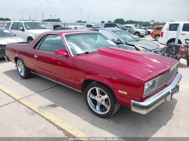 Global Auto Auctions: 1987 CHEVROLET EL CAMINO