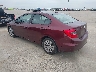 2HGFB2F93CH****** Salvage and Repairable 2012 Honda Civic in Houston South