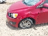 1G1JC5SH4F4****** Salvamento y Reparables 2015 Chevrolet Sonic en Estado de Texas