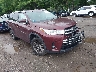 5TDJZRFH1JS****** Salvage and Wrecked 2018 Toyota Highlander in Providence