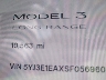 5YJ3E1EAXSF****** Salvamento 2025 Tesla Model 3 en Dallas-Fort Worth