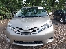 5TDKZ3DC1HS****** Wrecked 2017 Toyota Sienna in Indiana State