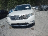 5TDDK3EH5DS****** Wrecked 2013 Toyota Highlander in South Carolina State