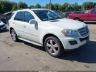 4JGBB86E19A****** Salvage and Wrecked 2009 Mercedes-Benz ML 350 in Hartford